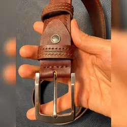 کمربند اسپرت مردانه چرم طبیعی دستدوز کد محصول:B5