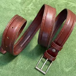 کمربند اسپرت مردانه چرم طبیعی دستدوز کد محصول:B8