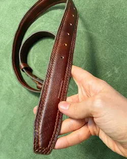 کمربند اسپرت مردانه چرم طبیعی دستدوز کد محصول:B8