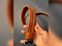 کمربند مردانه چرم طبیعی دستدوز کد محصول:B6