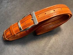 کمربند مردانه چرم طبیعی دستدوز کد محصول:B6