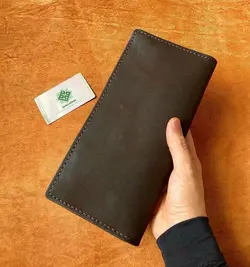 کیف دسته چک (دو تایی) چرم طبیعی دستدوز کد‌محصول: C1