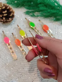 موچین انبری دکمه دار طلایی FANGZIZI