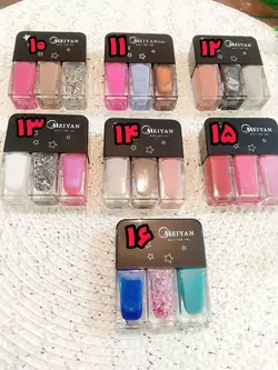 لاک ناخن سه قلو جدید MEIYAN