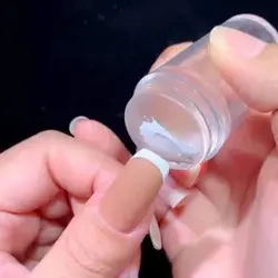 استامپ فرنچ ناخن ( مهر ناخن ) سیلیکونی