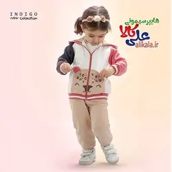 ست 3 تکه سوئیشرت و شلوار ایندیگو طرح سوئیتی ۲۹۶۰۲۶