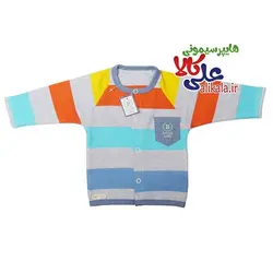 آستین بلند مدل مانتو مدل راه راه برند برگ سبز