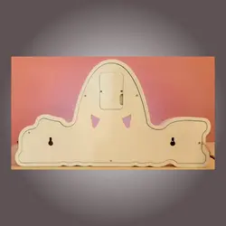 استند اسم چراغدار مدل پناه و بانی خرگوش اتاق کودک کد SS020 مونیموکالا