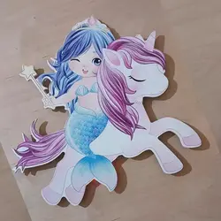 چراغ خواب نور مخفی لاکچری اتاق کودک طرح یونیکورن و پری دریایی | مونیموکالا | کد – LU003