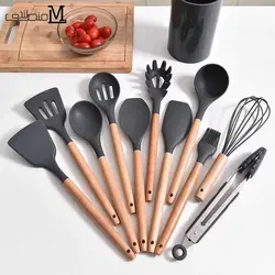 سرویس کفگیر ملاقه سیلیکونی 12 پارچه