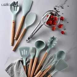 سرویس کفگیر ملاقه سیلیکونی 12 پارچه
