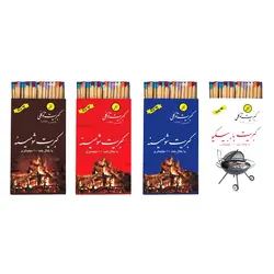 کبریت توکلی مدل شومینه ۴۰ تایی