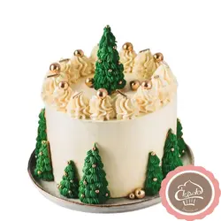 کیک تولد مردانه زمستانی