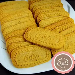 بیسکویت خانگی لوتوس