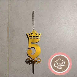 شمع تولد عدد پنج