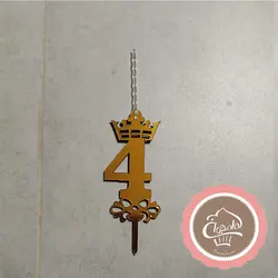 شمع تولد عدد چهار