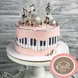 کیک تولد موسیقی