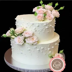 کیک عقد دو طبقه شیک