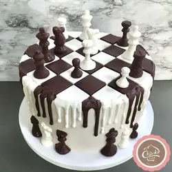 کیک تولد ورزشکار شطرنج