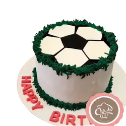 کیک  تولد فوتبالی پسرانه