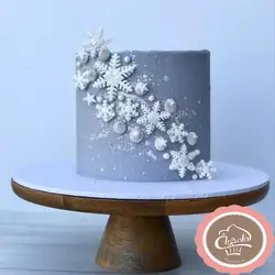 کیک تولد پسرانه زمستانی