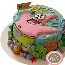 کیک تولد بچگانه پاتریک