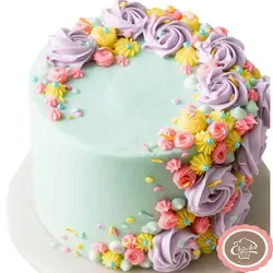 کیک بهاری زنانه زیبا