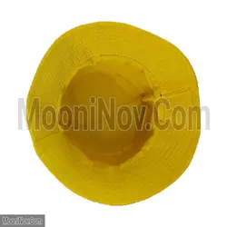 کلاه باکت کتان نخی تابستانی بزرگسال دو رو رنگی داخل مشکی