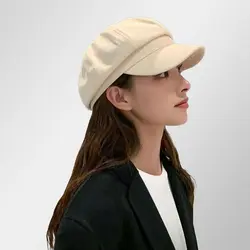 کلاه کپ برتون کتان با آستر متقال بزرگسال زنانه طرح Breton