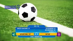 پروژه آماده افترافکت نتایج بازی فوتبال sport lower thirds
