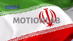 فوتیج پرچم کشور ایران iran flag