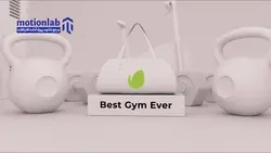 پروژه آماده افترافکت اینترو بدنسازی fitness logo reveal