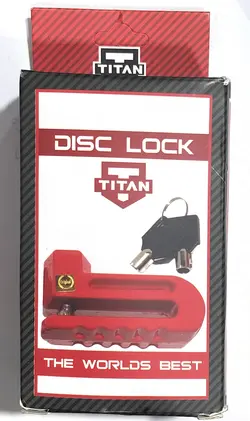 قفل دیسک موتور سیکلت تیتان ساچمه ای