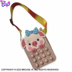 کیف هندزفری و شارژر فیجت خوک - آقای قاب