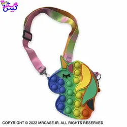 کیف هندزفری و شارژر فیجت یونیکورن - آقای قاب