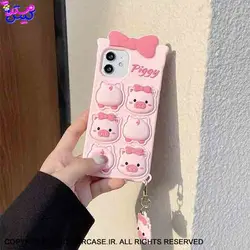 قاب گوشی فیجت خوک ایفون - آقای قاب