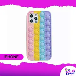 قاب فیجت رنگین کمانی آیفون - آقای قاب