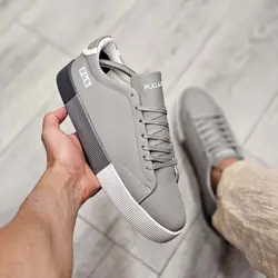 کفش کتونی مردانه مدل پول اند بیر طوسی روشن سایز 40 41 42 43 44