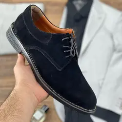 کفش کلاسیک مردانه رنگ مشکی جنس اشبالت سایز 40 الی 45 کد 985