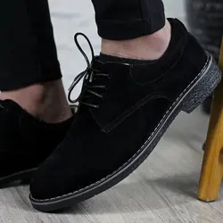 کفش کلاسیک مردانه رنگ مشکی جنس اشبالت سایز 40 الی 45 کد 985