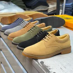 کفش کلاسیک مردانه رنگ مشکی جنس اشبالت سایز 40 الی 45 کد 985