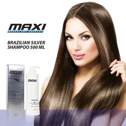 شامپو مکسی سیلور (سفید) بدون سدیم 500میل MAXI Hair Shampoo silver