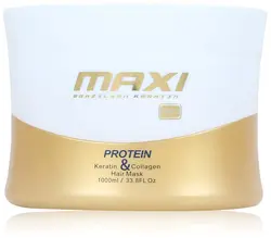 ماسک مو مکسی گلد 1000 میل برزیل MAXI Gold Hair Mask