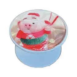 پاپ سوکت کریستالی طرح Pig