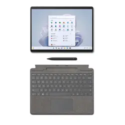 تبلت مایکروسافت مدل Surface Pro 9-i7 ظرفیت 256 گیگابایت و رم 16 گیگابایت به همراه کیبورد Signature Black و قلم Slim Pen 2