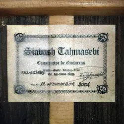 کارکرده و دست ساز – گیتار کلاسیک ساخت سیاوش طهماسبی