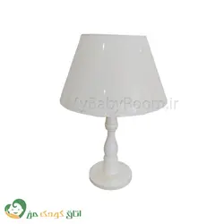 آباژور خام پایه چوبی با کلاهک مخروطی