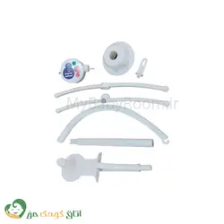 آویز موزیکال خام تخت نوزاد مدل شاخه ای