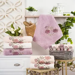 حوله دست وصورت گلدوزی ترک