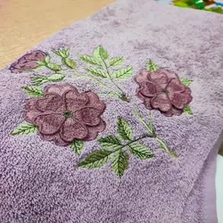 حوله دست وصورت گلدوزی ترک